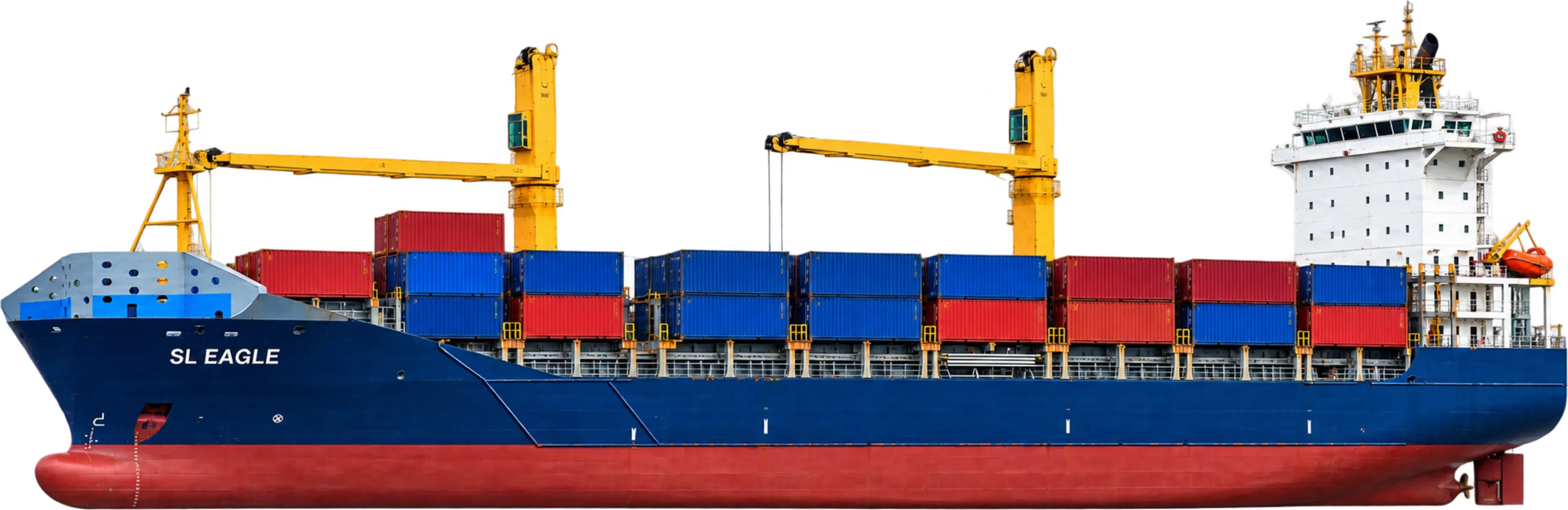SL EAGLE, feeder container vessel, in profile